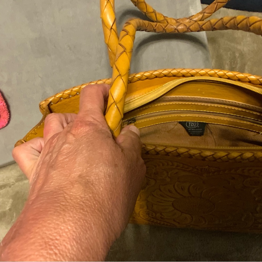 Alejandro Yeo Hand Tooled Leather Bag - Picture 8 of 16